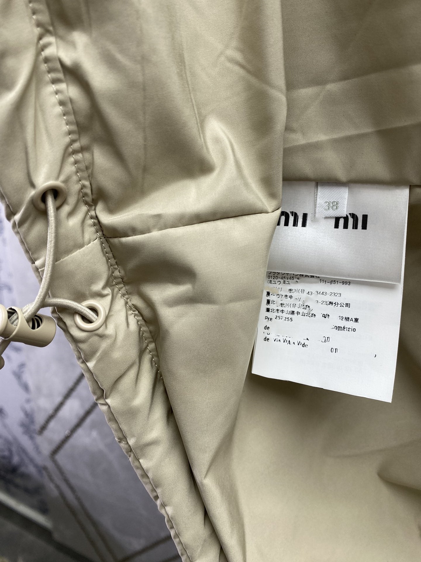 MIUMIU長袖クールカジュアル おしゃれ上着 コートSY0542