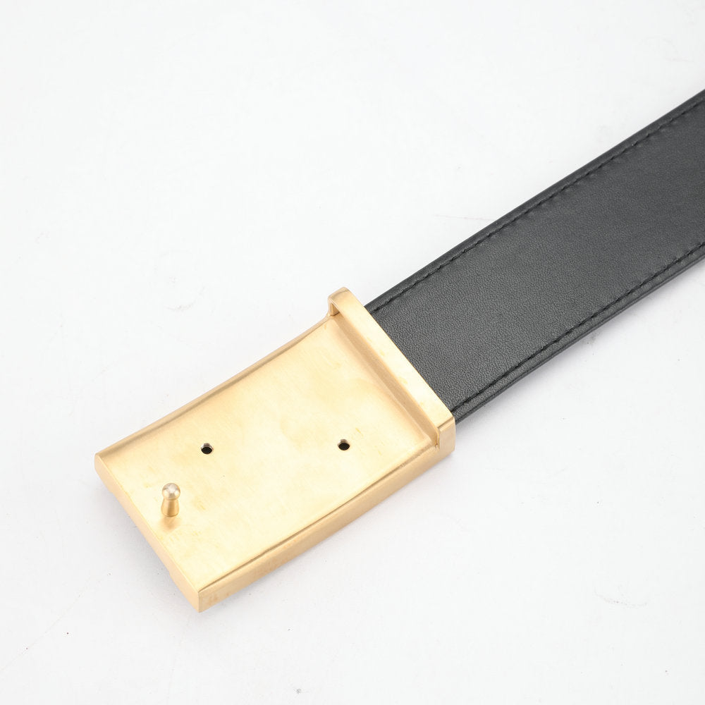 Ostrich Skin Genuine Leather Men's Belt No Pieces Casual High Quality Men's Belt