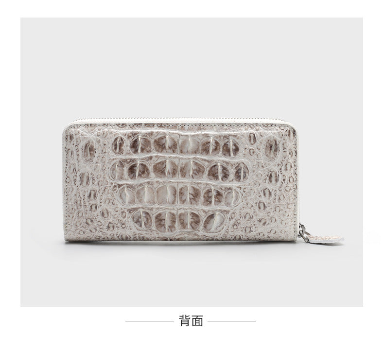 レディース シャムワニ皮 長財布 クラッチバッグ ファッション ウォレット 財布