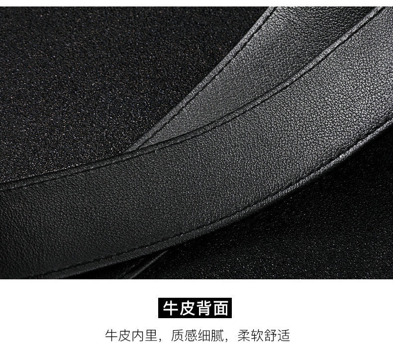 South African Ostrich Skin Genuine Leather Men's Belt Automatic Buckle Leopard Fashion Business Casual Men Belt