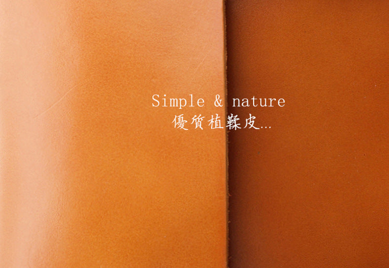 Men's original handmade cowhide genuine leather Korean fashion shoulder bag casual retro crossbody bag 