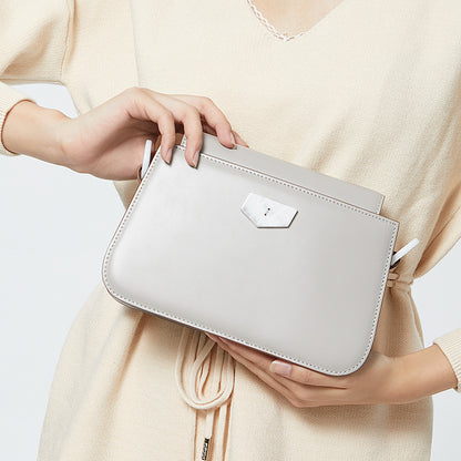 Genuine leather fashion shoulder bag simple commuting shoulder bag luxury women bag shoulder bag.pochette