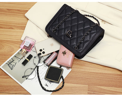 Women's bag Crossbody bag Underarm bag Genuine leather Luxury chain bag Square bag Shoulder bag.Pochette