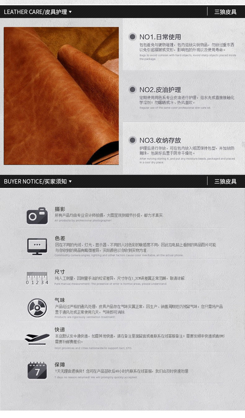 メンズ財布牛革大容量ダブルファスナービジネスクラッチバッグ男性用ウォレット