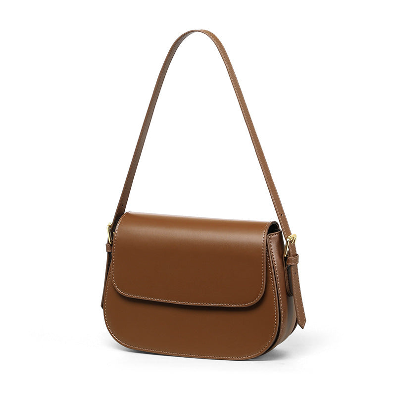 Women's Bag Crossbody Bag Genuine Leather Luxury Stylish One Shoulder Underarm Bag Square Bag Shoulder Bag Pochette