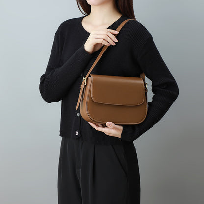 Women's Bag Crossbody Bag Genuine Leather Luxury Stylish One Shoulder Underarm Bag Square Bag Shoulder Bag Pochette