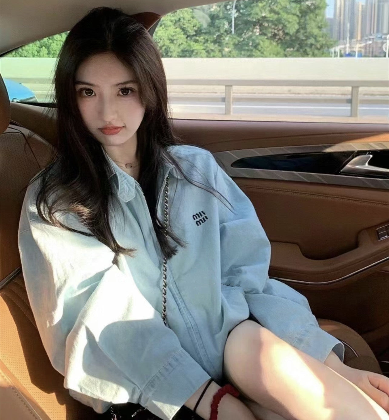 MIUMIU長袖ジャケット クールカジュアル  女性おしゃれ上着 SY0364