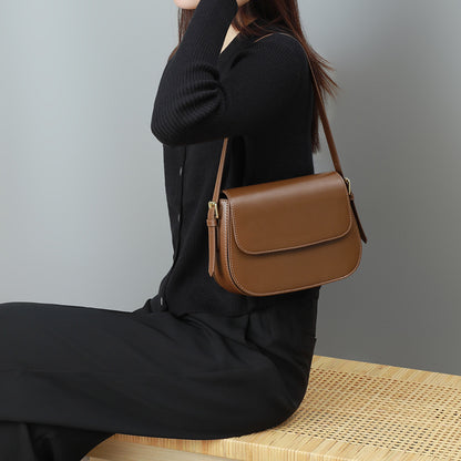 Women's Bag Crossbody Bag Genuine Leather Luxury Stylish One Shoulder Underarm Bag Square Bag Shoulder Bag Pochette