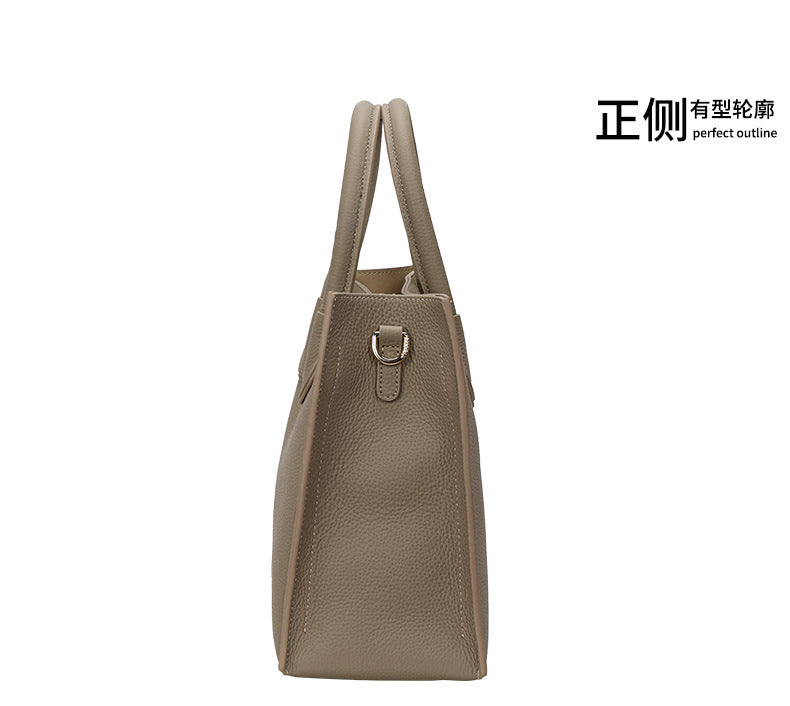 Women's bag handbag genuine leather luxury bag fashion cowhide commuting crossbody bag temperament handbag.bag 