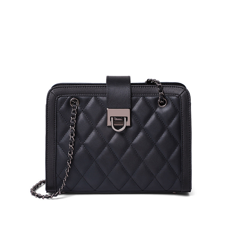 Women's bag Crossbody bag Underarm bag Genuine leather Luxury chain bag Square bag Shoulder bag.Pochette