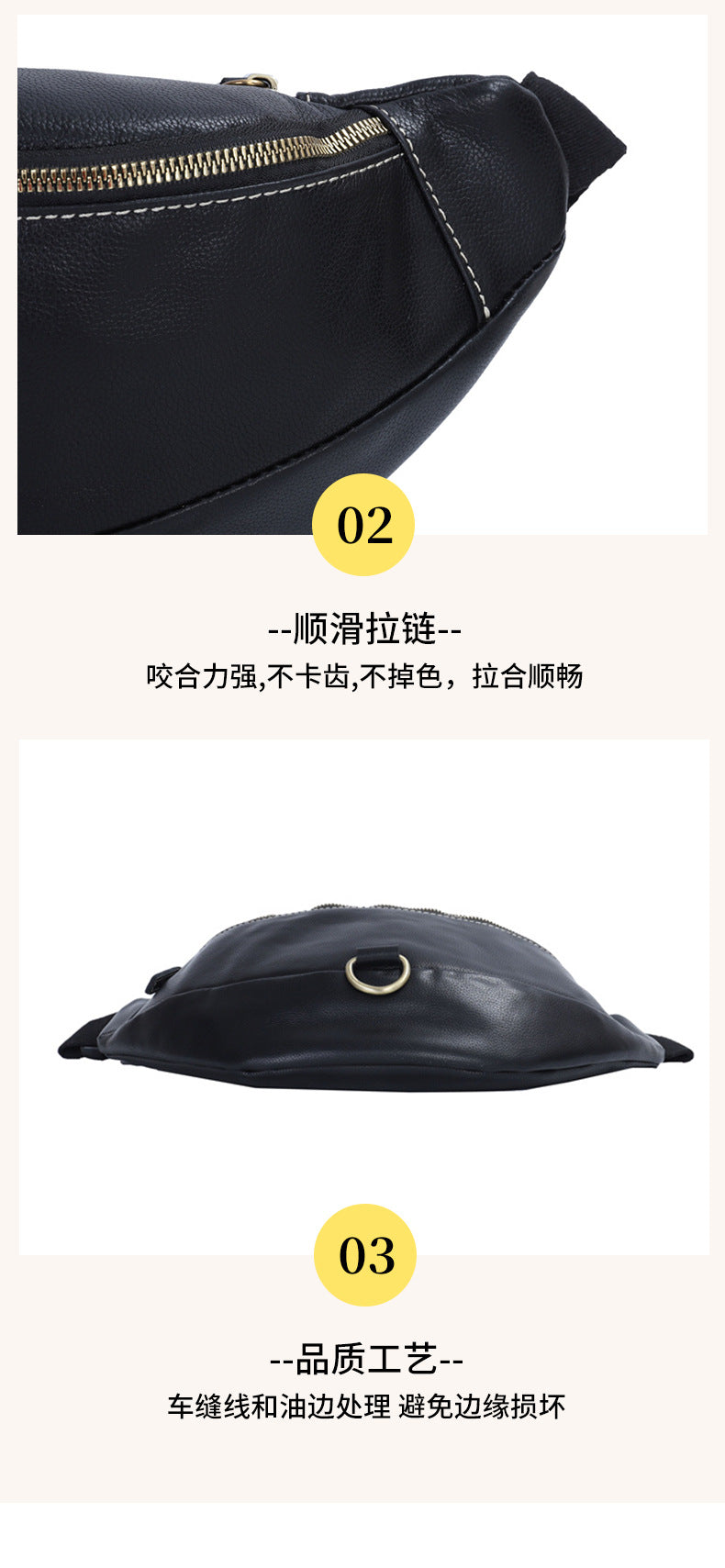 メンズ斜めがけバッグ牛革本革製レトロファッションビジネス通勤男性用ウエストポーチ