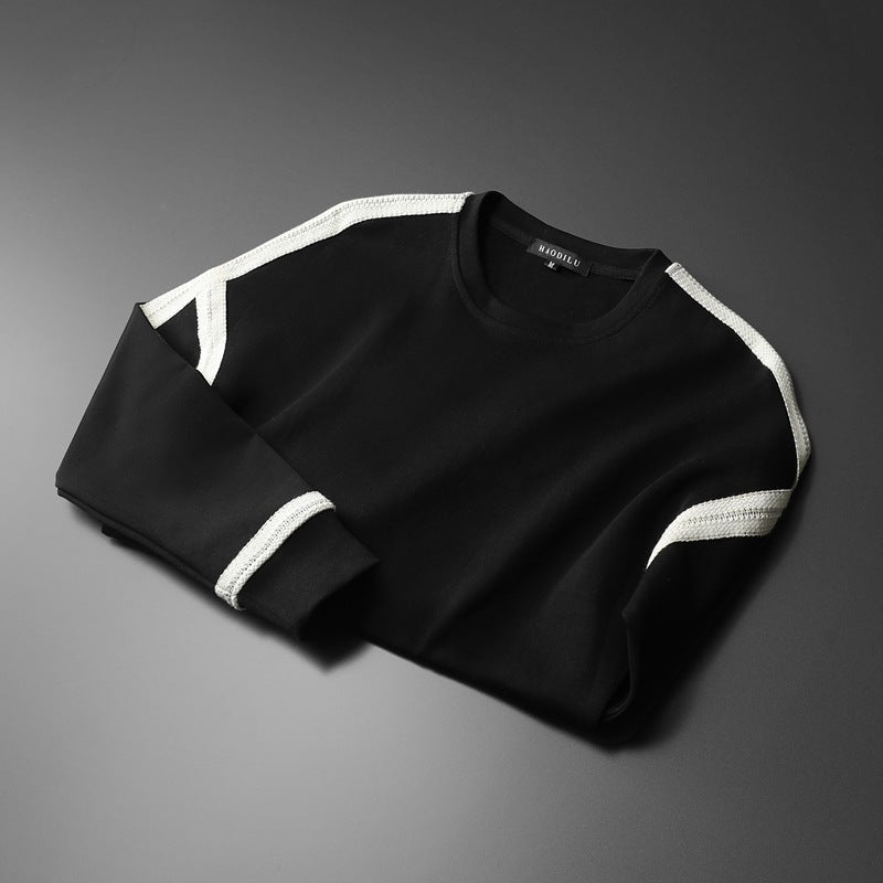 メンズファッション長袖tシャツ おしゃれ上着 クールカジュアル ロングtシャツ プルオーバー  SY0063