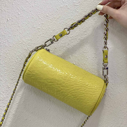 Genuine leather fashion diagonal shoulder bag armpit bag trend shoulder bag ladies bag