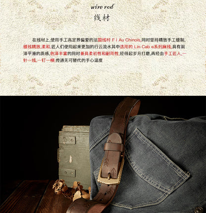 メンズベルト手作り ヴィンテージ 牛革本革製 針バックル 個性ファッション カジュアル男性用ベルト