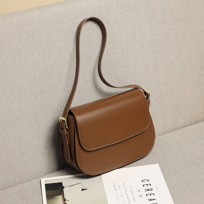 Women's Bag Crossbody Bag Genuine Leather Luxury Stylish One Shoulder Underarm Bag Square Bag Shoulder Bag Pochette