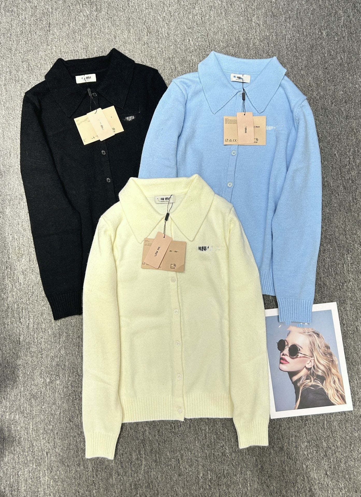 MIUMIU長袖セーターカジュアル   おしゃれ上着 SY0673