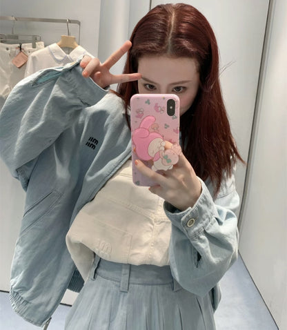 MIUMIU長袖ジャケット クールカジュアル  女性おしゃれ上着 SY0364