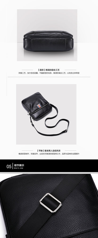 メンズショルダーバッグ牛皮本革製 多機能 カジュアル大容量ファッション 斜めがけバッグ