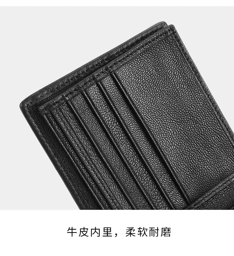 ワニ皮短財布 本革製 ファッション ビジネスカジュアル小銭入れ財布ウォレット