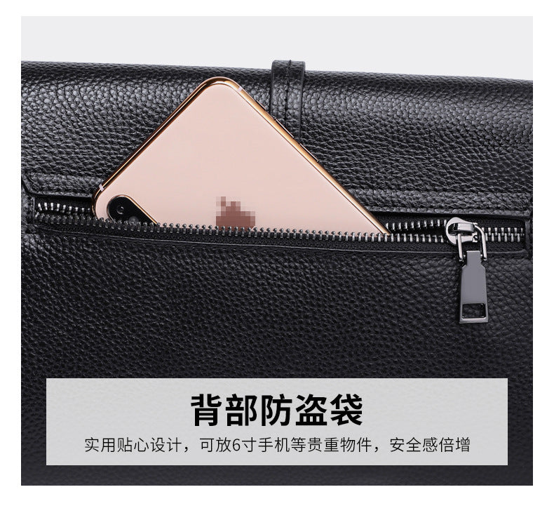 Genuine leather women's bag Trending armpit bag Crossbody bag Fashion square bag Shoulder bag that goes with anything. Pochette