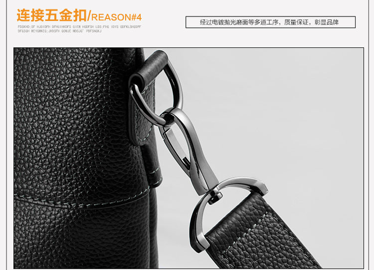 メンズハンドバッグ  牛皮本革製 高品質 カジュアル パソコンバッグ  男性ブリーフケース