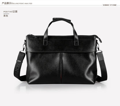 メンズハンドバッグ  牛皮本革製 高品質 カジュアル パソコンバッグ  男性ブリーフケース