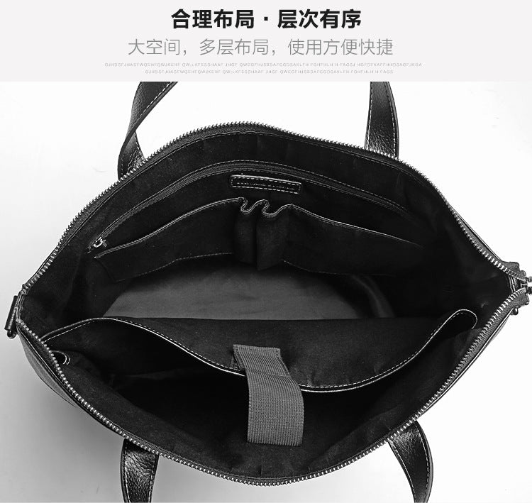 メンズハンドバッグ  牛皮本革製 高品質 カジュアル パソコンバッグ  男性ブリーフケース