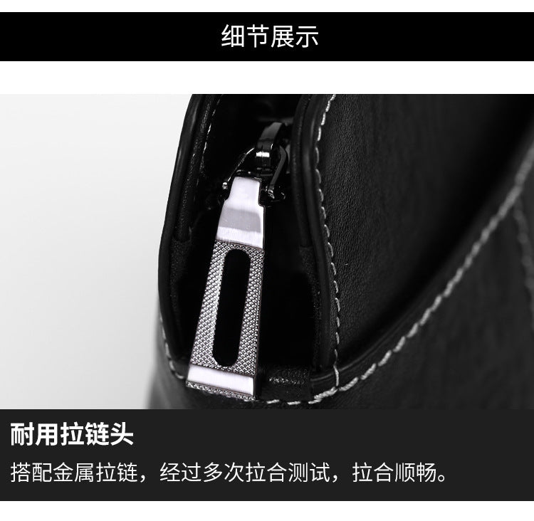 Men's briefcase handbag genuine cowhide leather computer bag business casual men's handbag crossbody bag 