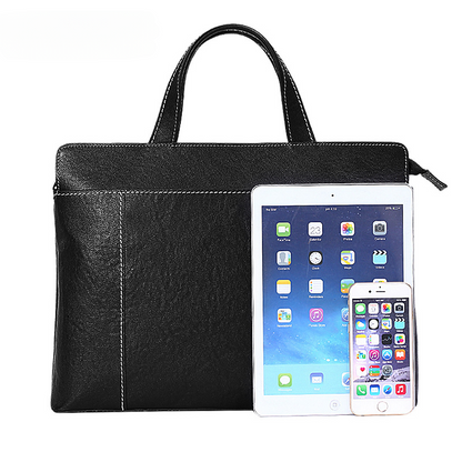 Men's briefcase handbag genuine cowhide leather computer bag business casual men's handbag crossbody bag 