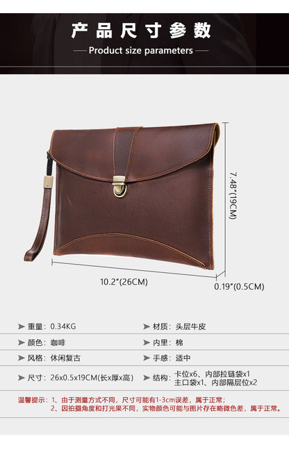 Men's Wallet Clutch Bag Casual File Bag Men's Wallet 