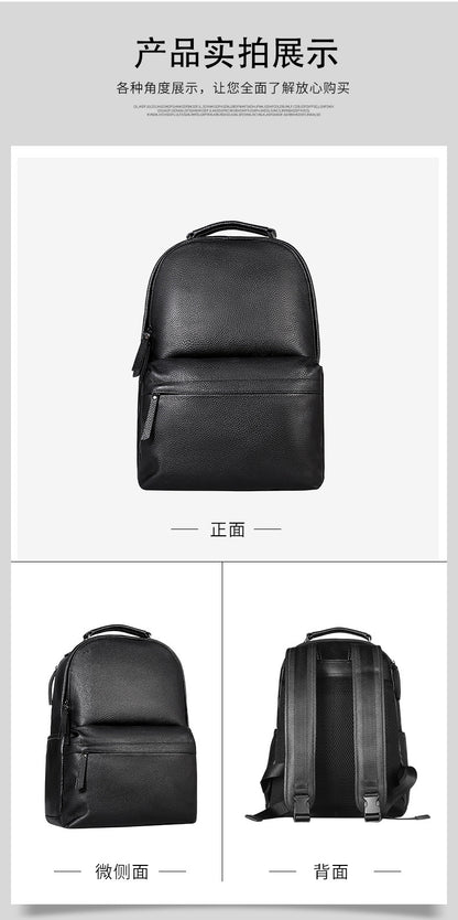 メンズリュック 牛皮 本革製 高品質 カジュアル 旅行バックパック