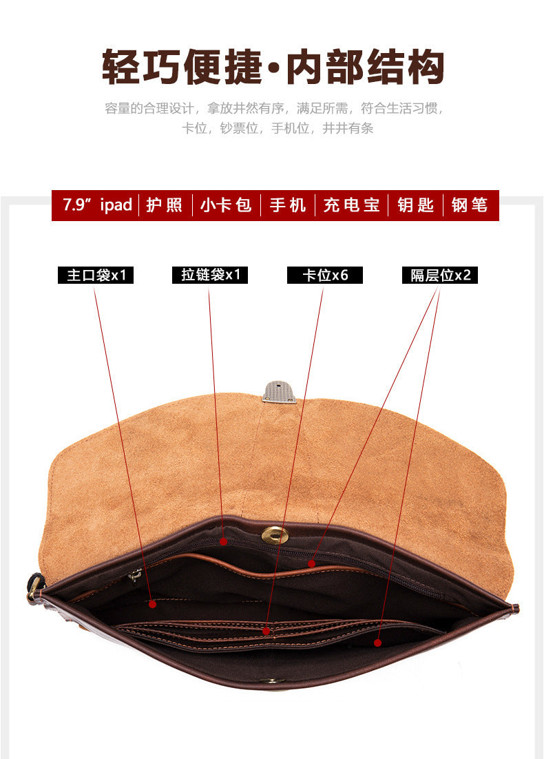 Men's Wallet Clutch Bag Casual File Bag Men's Wallet 