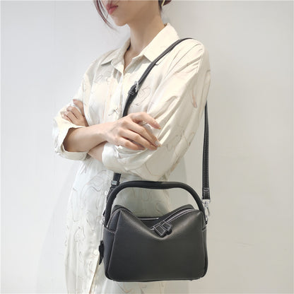 Women's Handbag Retro Genuine Leather Shoulder Bag Cowhide Crossbody Bag Fashion