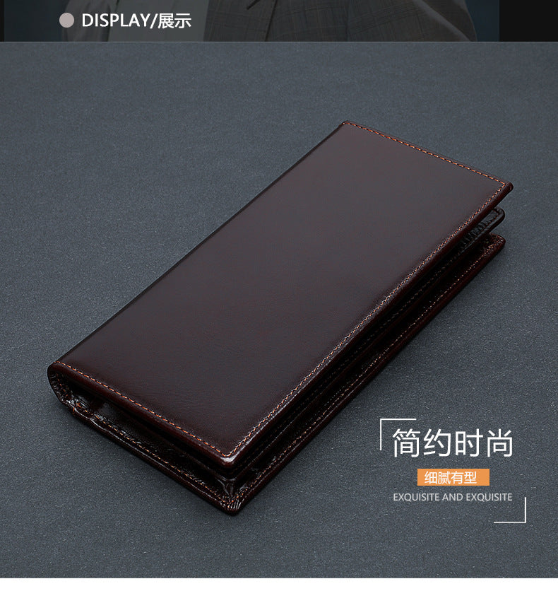 メンズ 長財布 牛皮本革製 小銭入れカード入れ  ビジネス  男性用ウォレット