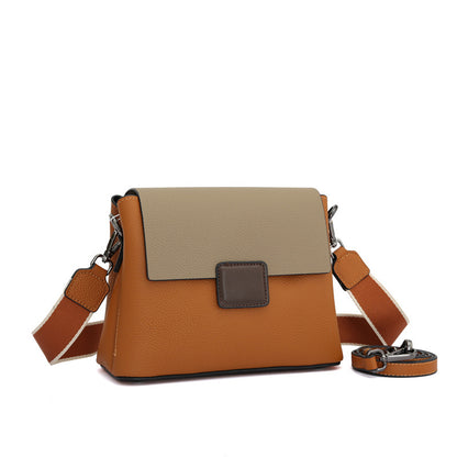 Genuine Leather Women's Bag Colorful Design Bucket Bag Luxury Large Capacity One Shoulder Crossbody Tote Bag