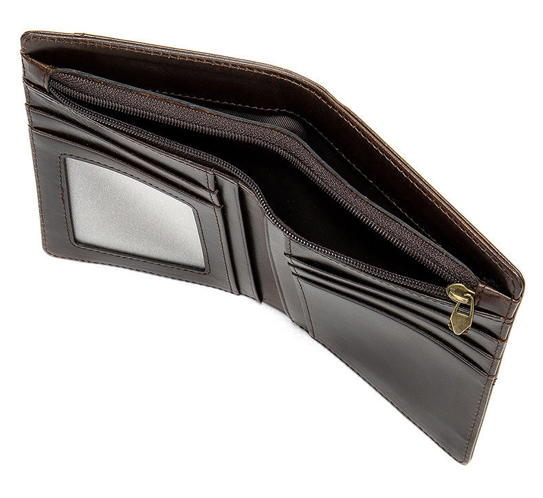 Men's Wallet Cow Leather Genuine Leather Separable Men's Wallet Card Bag 