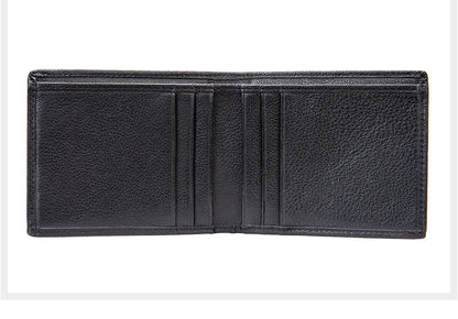 メンズ短財布牛皮本革製ビジネス薄型シンプル盗難防止カードバッグウォレットwallet