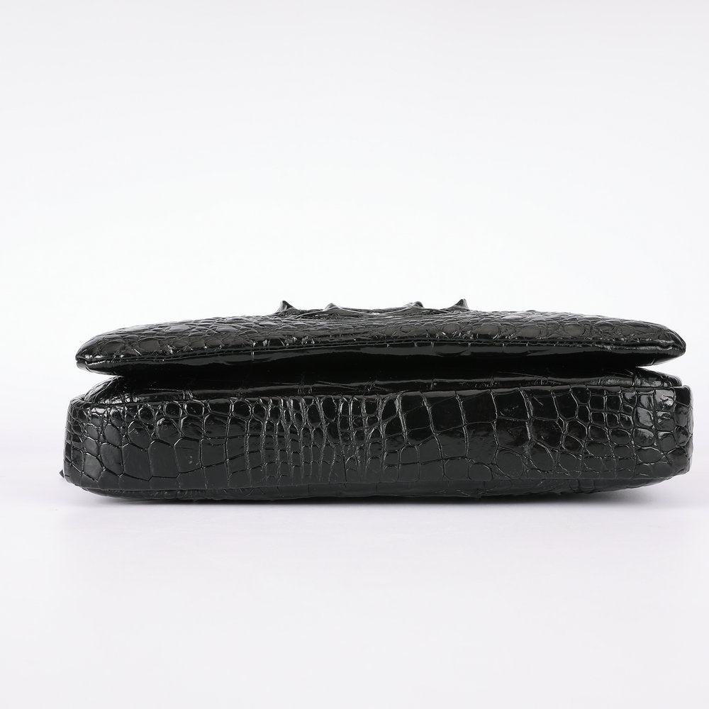 Crocodile Bone Skin Men's Shoulder Bag Messenger Bag Genuine Leather Large Capacity Casual Fashion Crossbody Bag for Men 