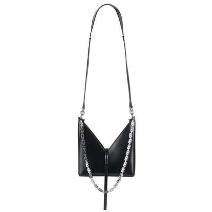 V-shaped chain bag armpit bag genuine leather shoulder bag fashionable women's bag
