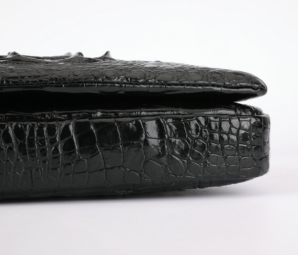 Crocodile Bone Skin Men's Shoulder Bag Messenger Bag Genuine Leather Large Capacity Casual Fashion Crossbody Bag for Men 