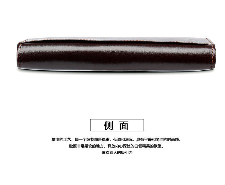 メンズ 長財布 牛皮本革製 小銭入れカード入れ  ビジネス  男性用ウォレット