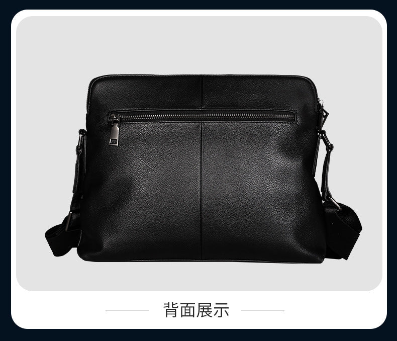 メンズショルダーバッグ 牛皮本革製 高品質 カジュアル斜めがけバッグ