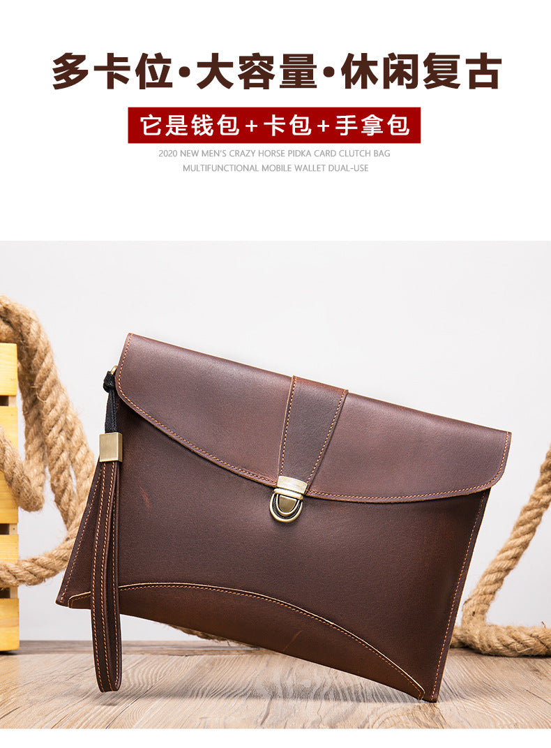 Men's Wallet Clutch Bag Casual File Bag Men's Wallet 