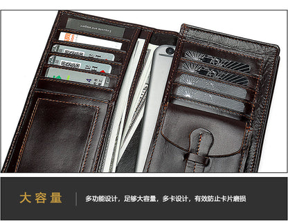 メンズ 長財布 牛皮本革製 小銭入れカード入れ  ビジネス  男性用ウォレット