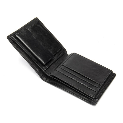 メンズ 短財布 牛皮 本革製 rfidカード入れ レトロ男性用ウォレットカードバッグ