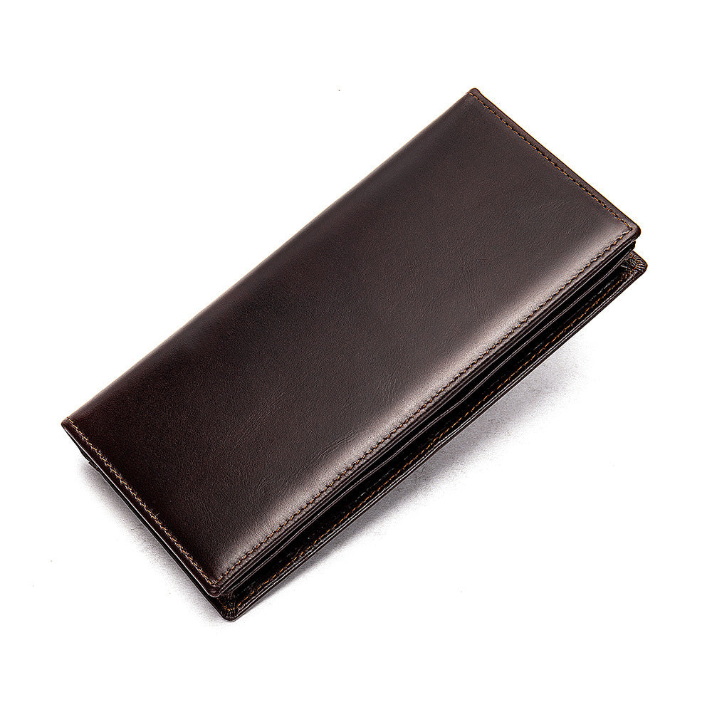 メンズ 長財布 牛皮本革製 小銭入れカード入れ  ビジネス  男性用ウォレット